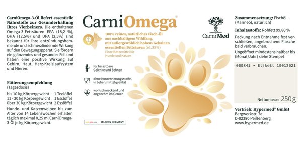 CarniMed -  Carni-Omega-3 Öl